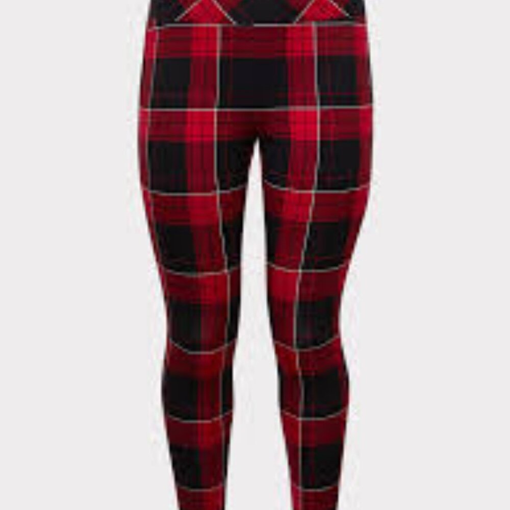 Torrid Plaid Pixie Ponte Pants - image 3